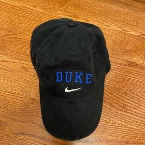 Duke hat still has stickers
